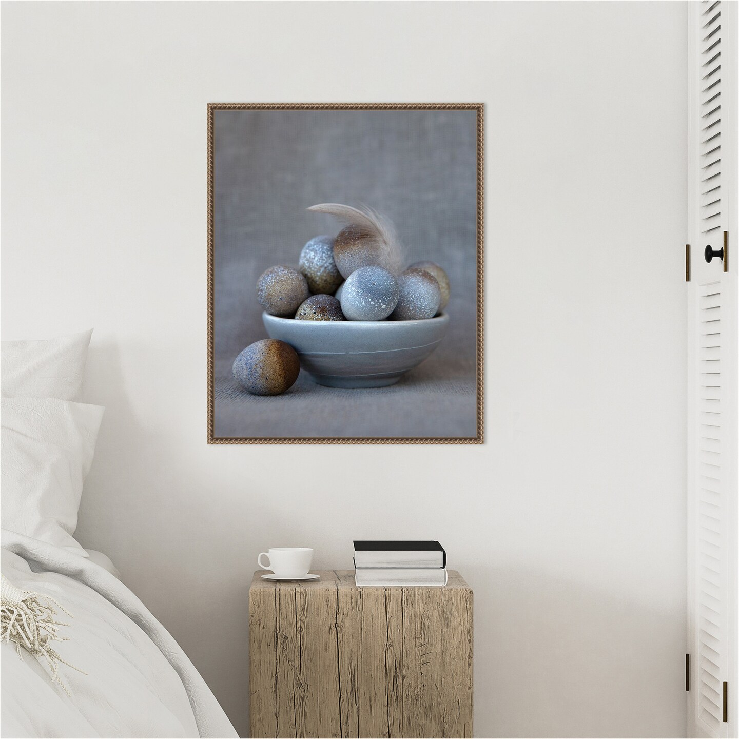 The Feather by Tania Soderman Framed Canvas Wall Art