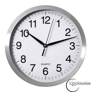 Orologio Da Parete Silenzioso 30 Cm, Rotondo, Movimento Al Quarzo, Blu Notte, Per Cucina, Soggiorno, Ufficio, Facile Da Leggere