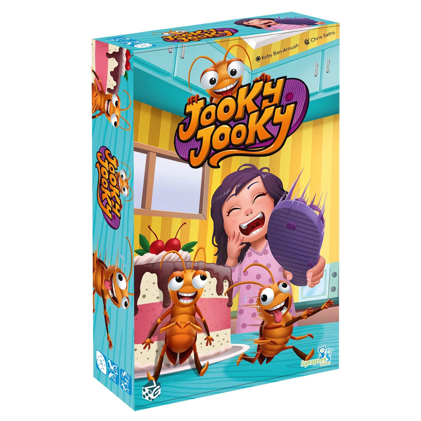 Greater Than Games: Jooky Jooky - Rid Your Home Of Cockroaches By Completing Challenges, Fun Family Game, Easy To Learn &#x26; Quick Playing Time, For 2 to 5 Players, 15 Minutes Play Time, For Ages 6 and Up