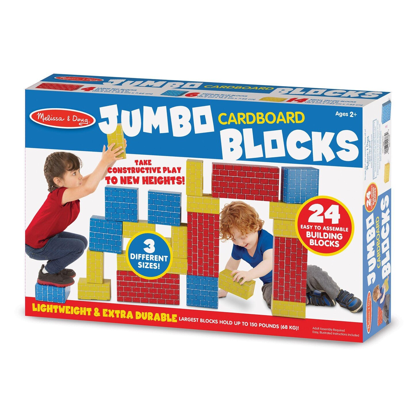 Jumbo Cardboard Blocks 24 Piece Set Michaels