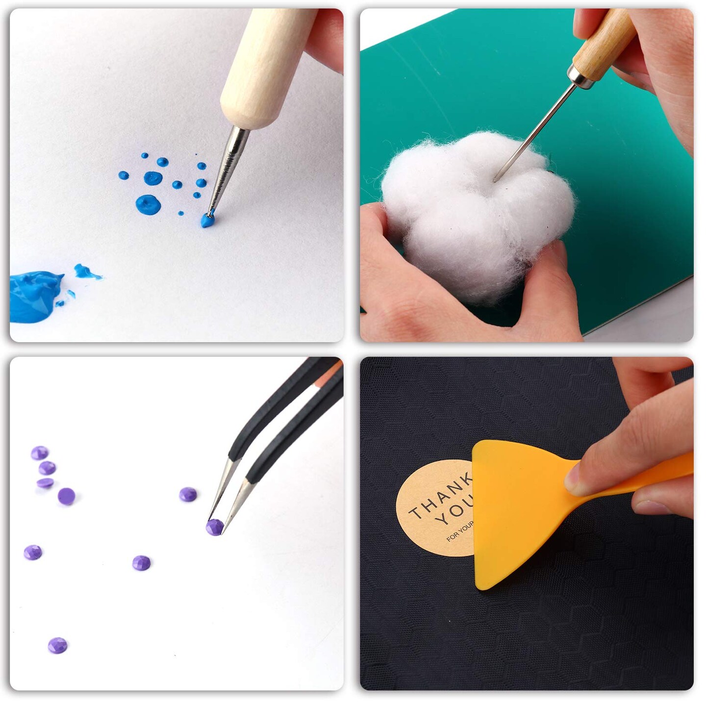 28 Pieces Precision Craft Tools Set Vinyl Weeding Tools Kit for Weeding Vinyl, DIY Art Work Cutting, Hobby, Scrapbook