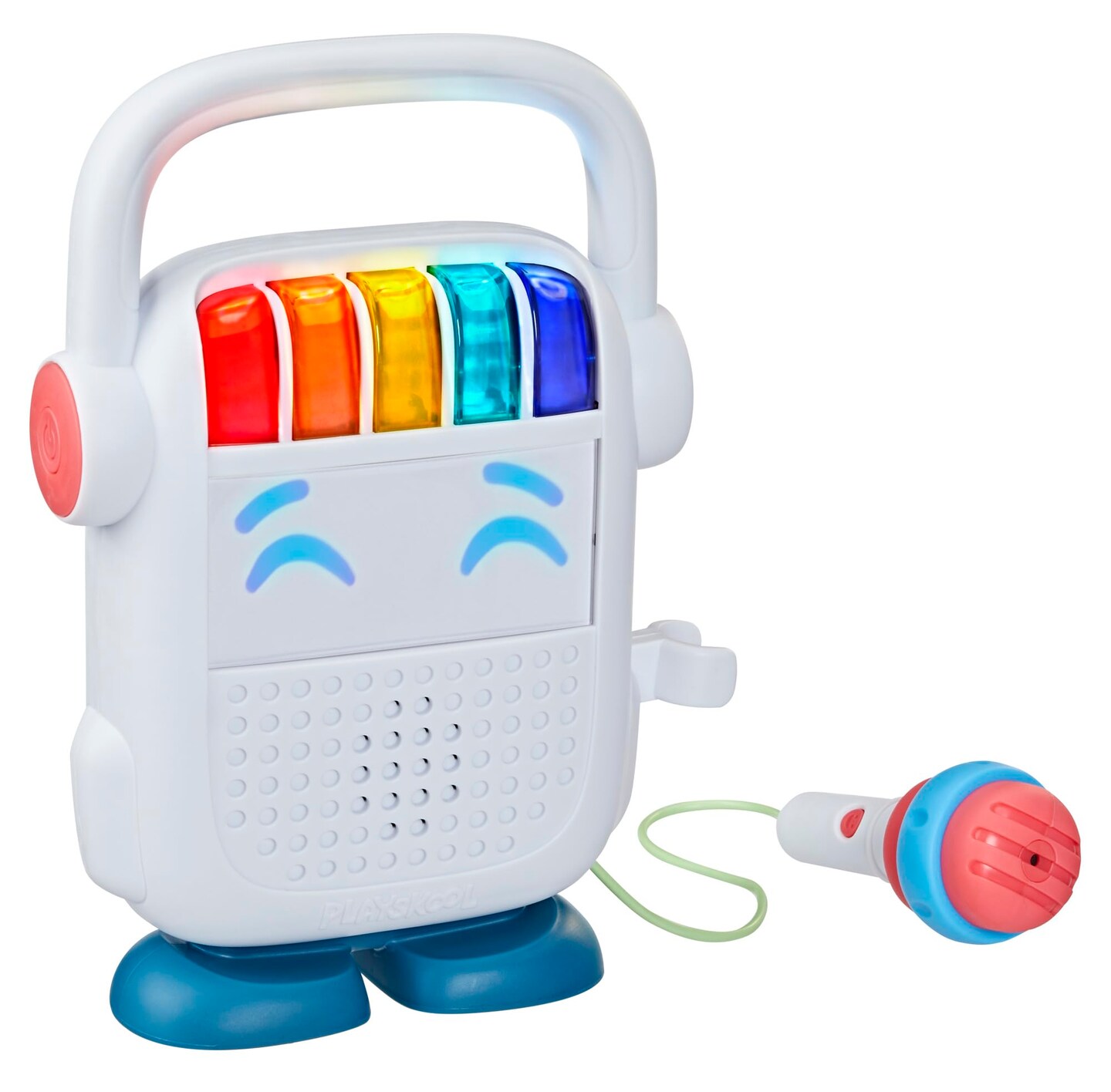 Playskool Rock n’ Roll Bot, Kids Bluetooth Speaker and Voice Changing Karaoke Microphone Toy, Ages 3 and Up (Exclusive)