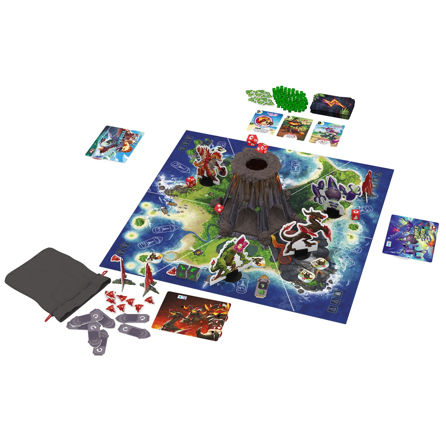IELLO: King of Monster Island - Strategy Board Game, Sequel of the King Of Line, Family Game, Play Cooperatively, Ages 10+, 1-5 Players, 60 Minutes