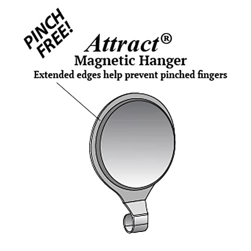 Attract Pinch-Free Magnetic Wreath Hanger 2-Pack