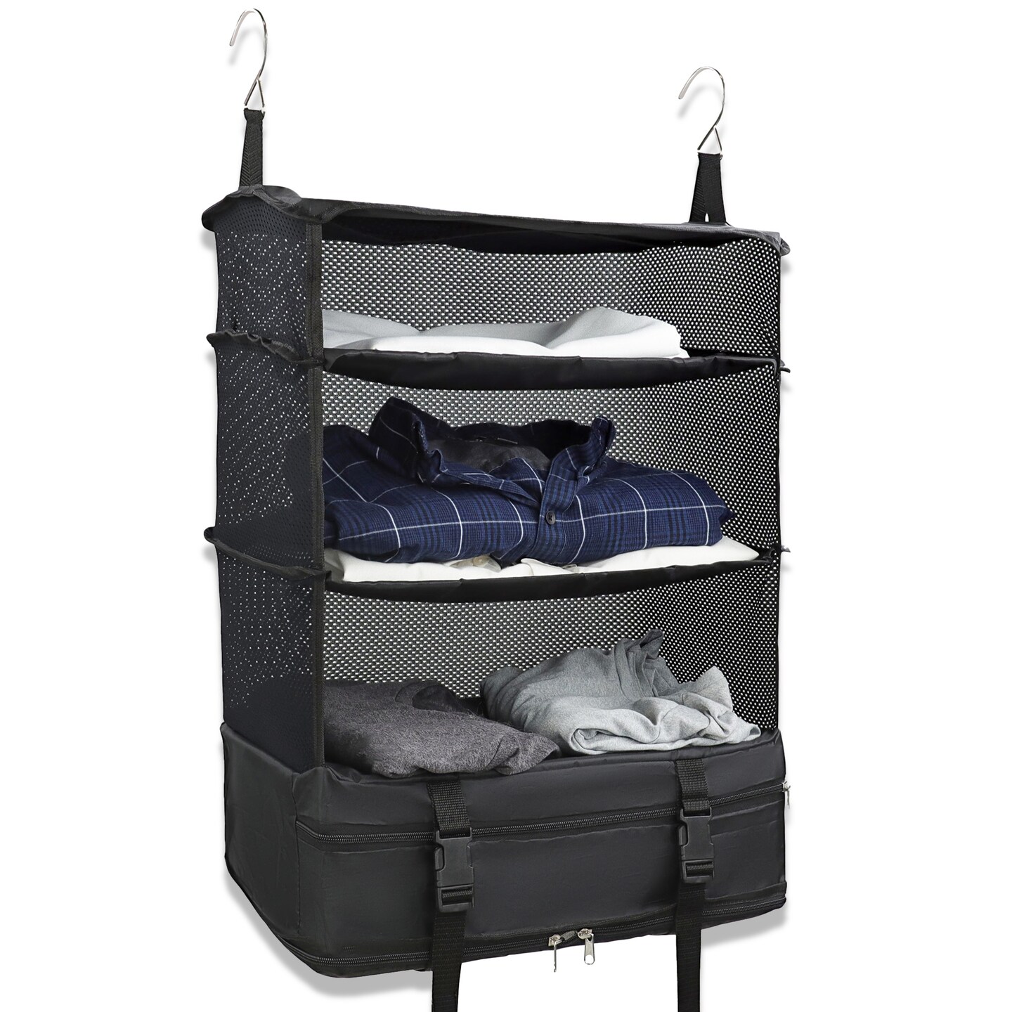 7Penn Travel Hanging Shelves 1-Pack - Luggage Organizer for Carry On