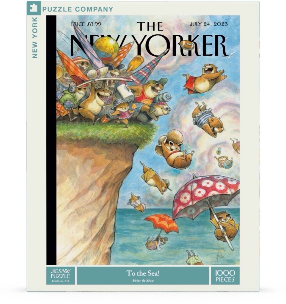 New York Puzzle Company To the Sea! 1000 Piece Piece Jigsaw Puzzle