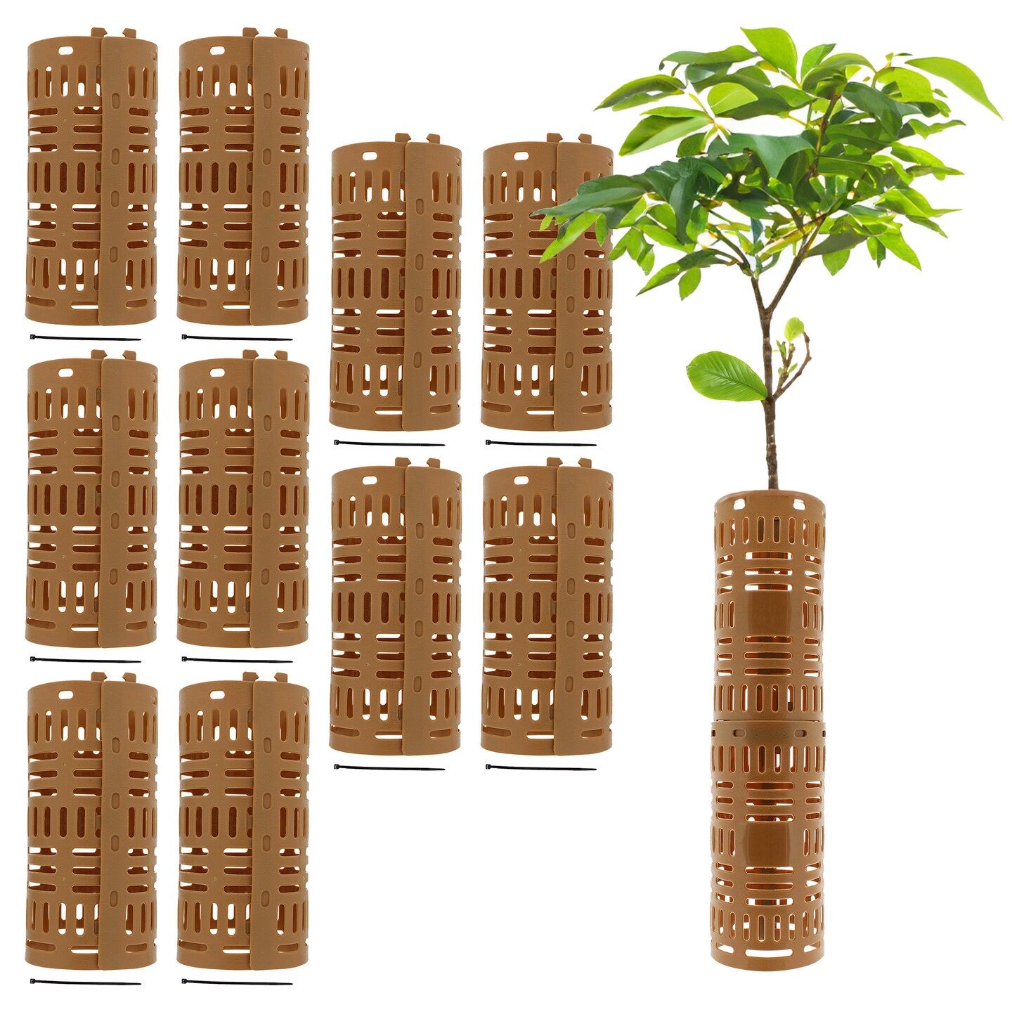 7Penn Tree Trunk Protector Guard - Plant Protector 13.7 x 9.1in Fruit Tree Fence