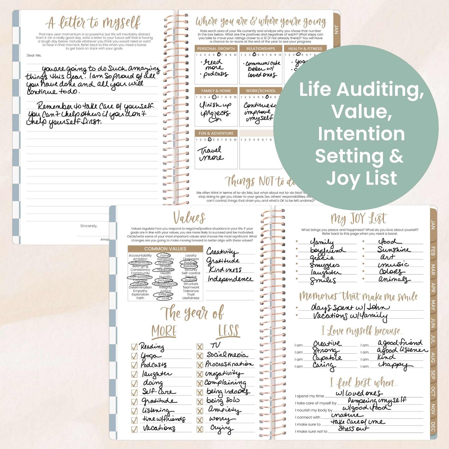 bloom daily planners 2026 Soft Cover Weekly & Monthly Planner, 5.5" x 8.25", Checkered