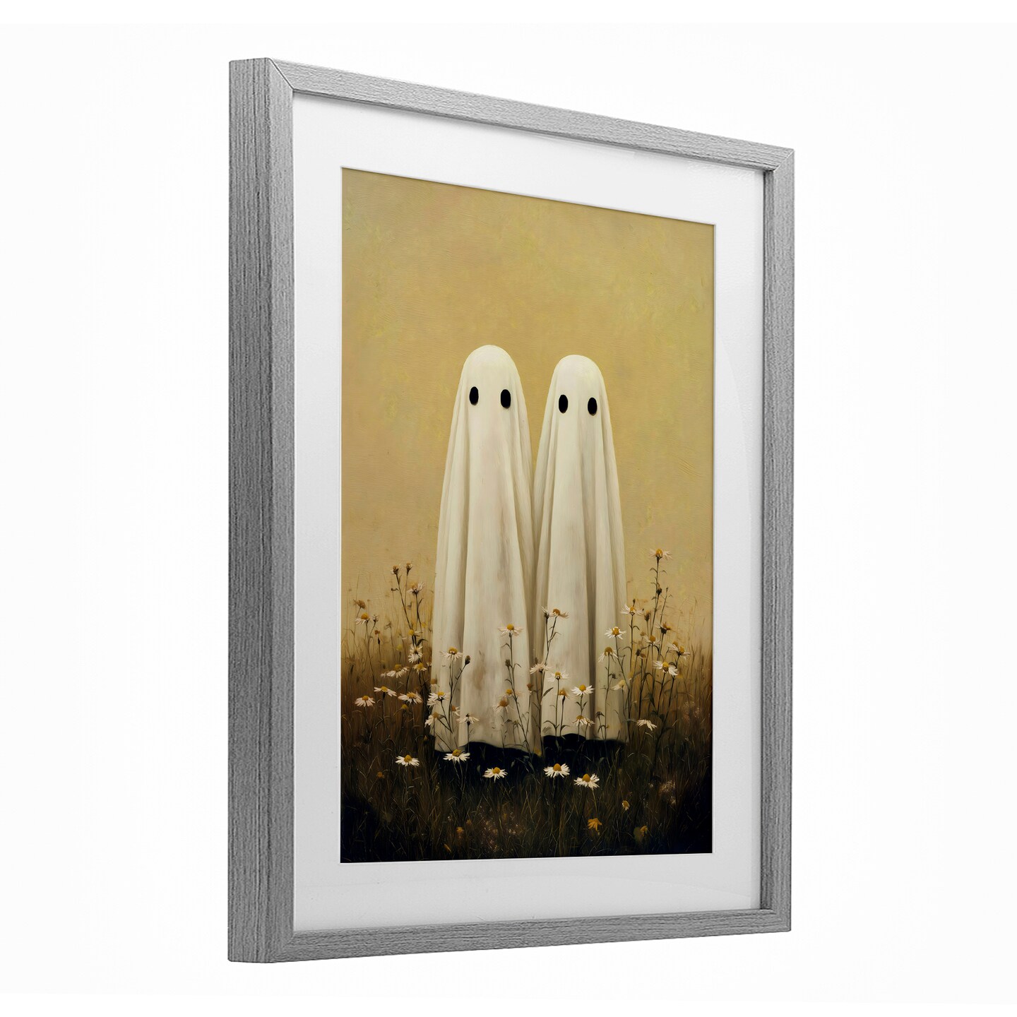 Stupell Industries Daisy Ghost Couple Framed Print Under Glass, design by Arlington Prints