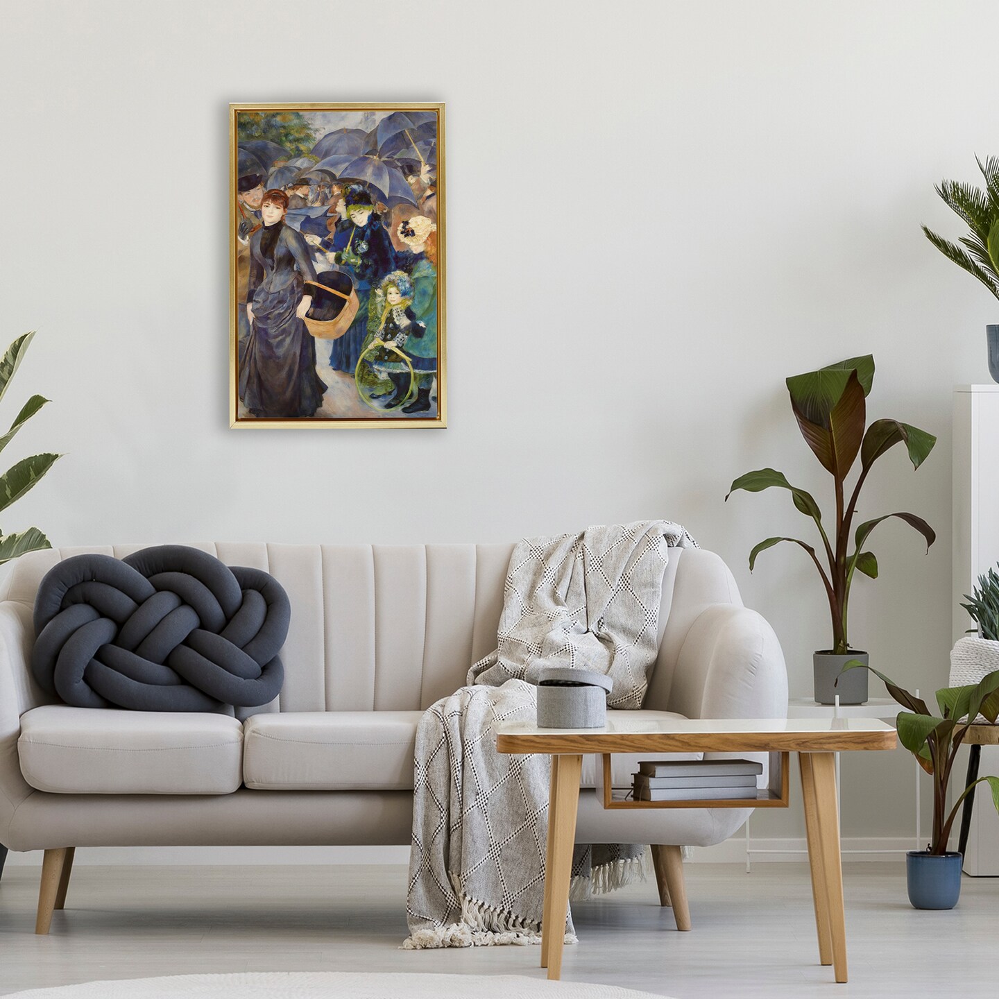 Stupell Industries The Umbrellas Renoir Floating Frame, design by Masters Collection