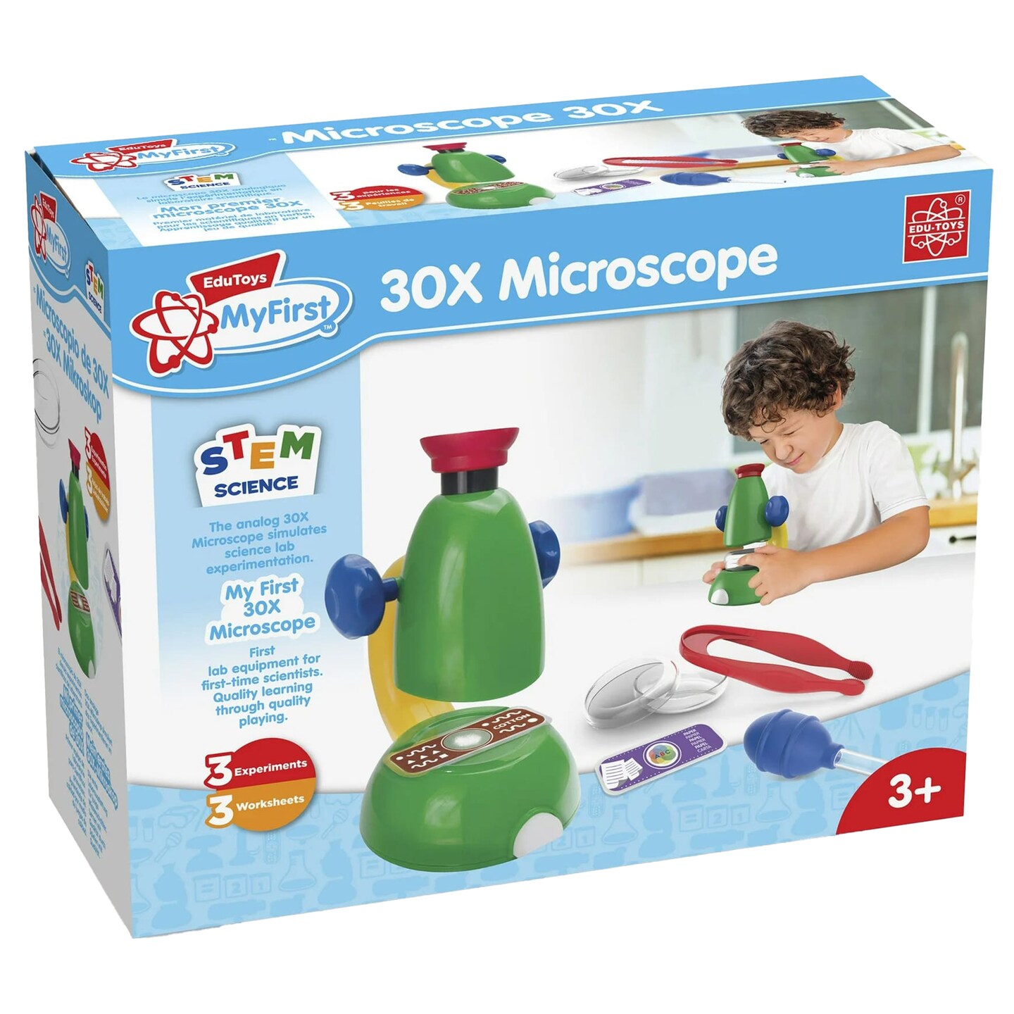 Edu Toys My First 30X Microscope Science Learning Set