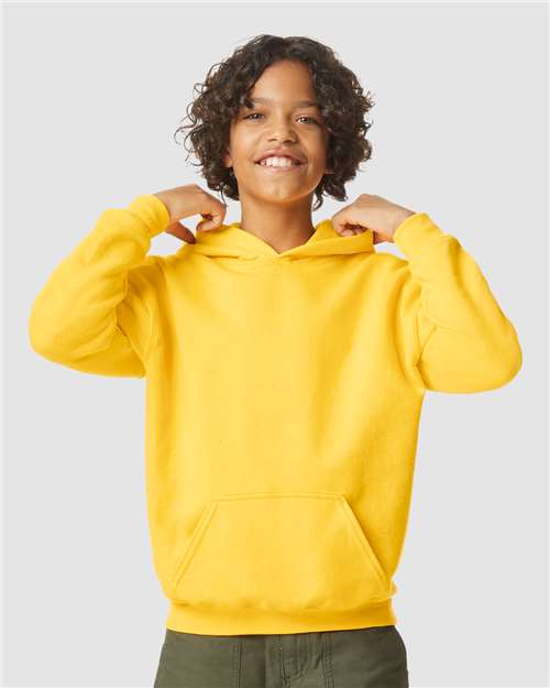 Gildan® Softstyle Youth Midweight Long Sleeve Hooded Sweatshirt