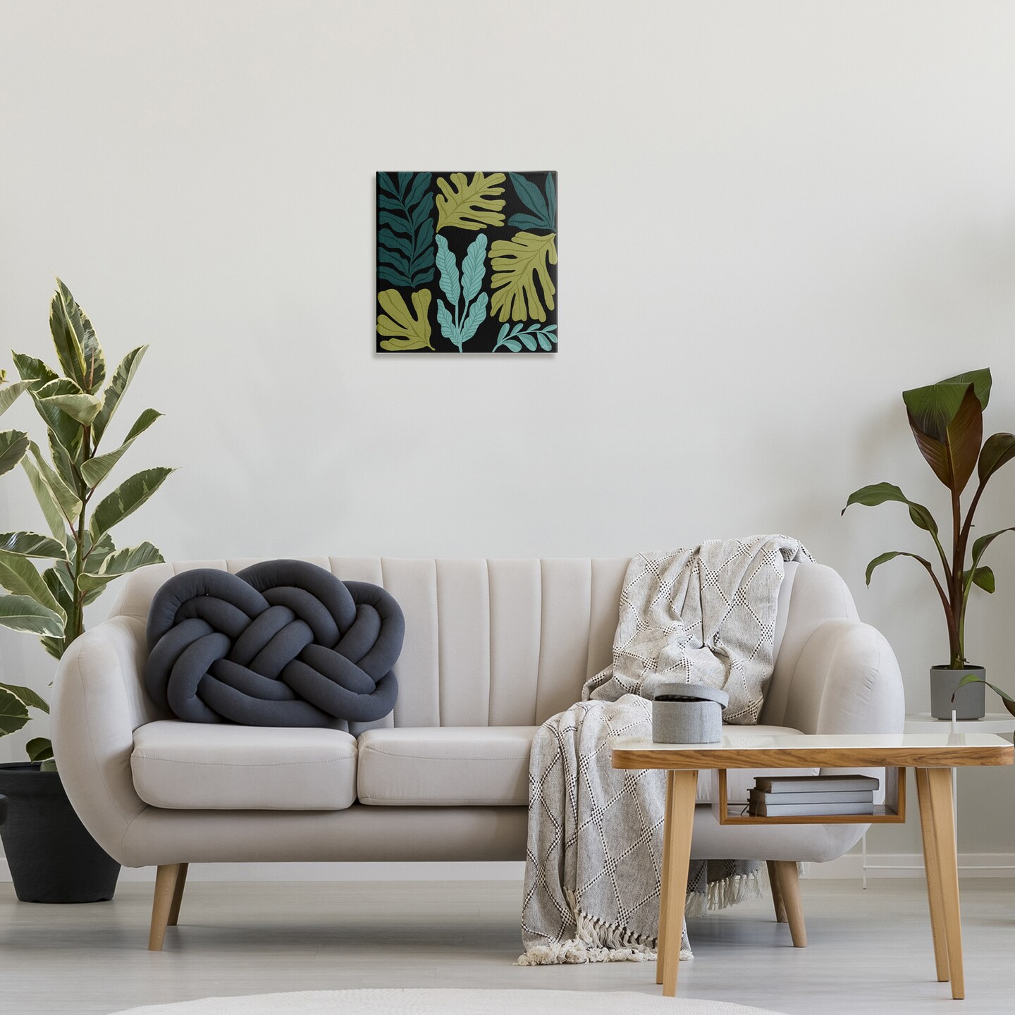 Stupell Industries Leaf Sprigs Collage Canvas Wall Art Design by Cheryl Warrick