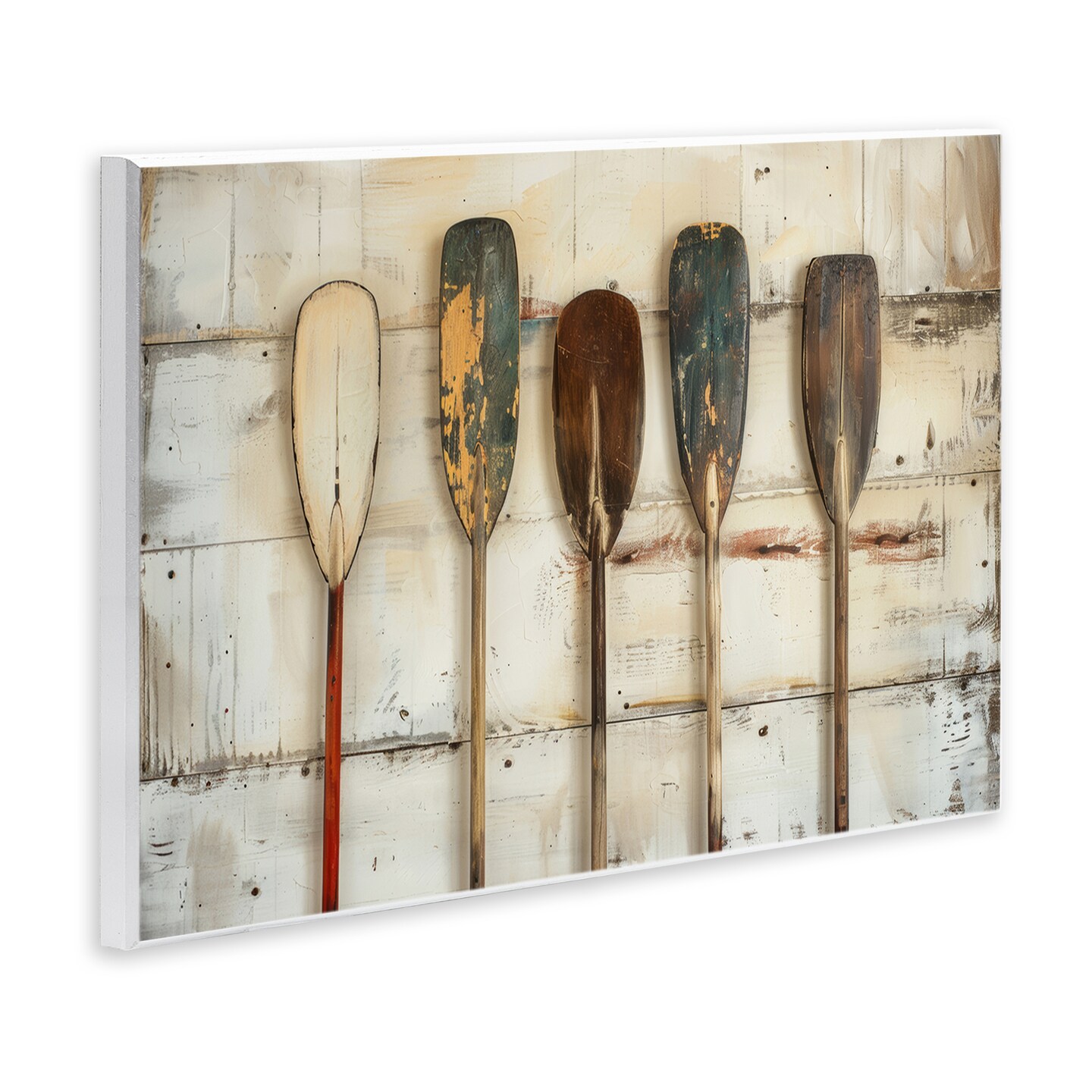 Stupell Industries Rustic Oar Lineup Wall Plaque Art Design by Arlington Prints