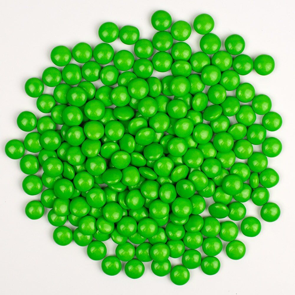 3,744ct Green Bulk Chocolate Coated Gems - Candy Shell Treats For Parties, Gifting, Baking, Dessert Toppings, Candy Buffets And Everyday Snacking (7.5lb)