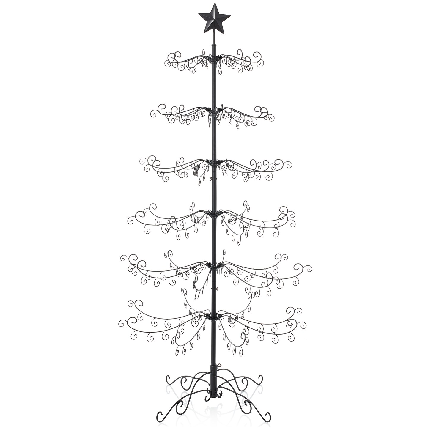 Casafield Ornament Display Stand - Wrought Iron Christmas Tree Ornament Holder