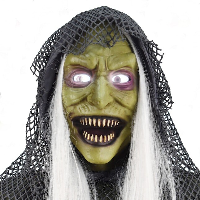 6.5 FT Talking LED Sea Witch Animatronic Haunted Living Halloween Enchantment