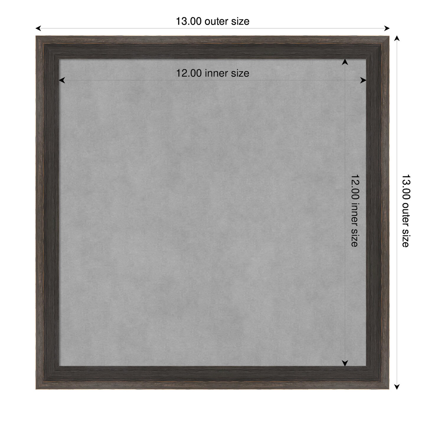 Hardwood Wedge Wood Framed Magnetic Board
