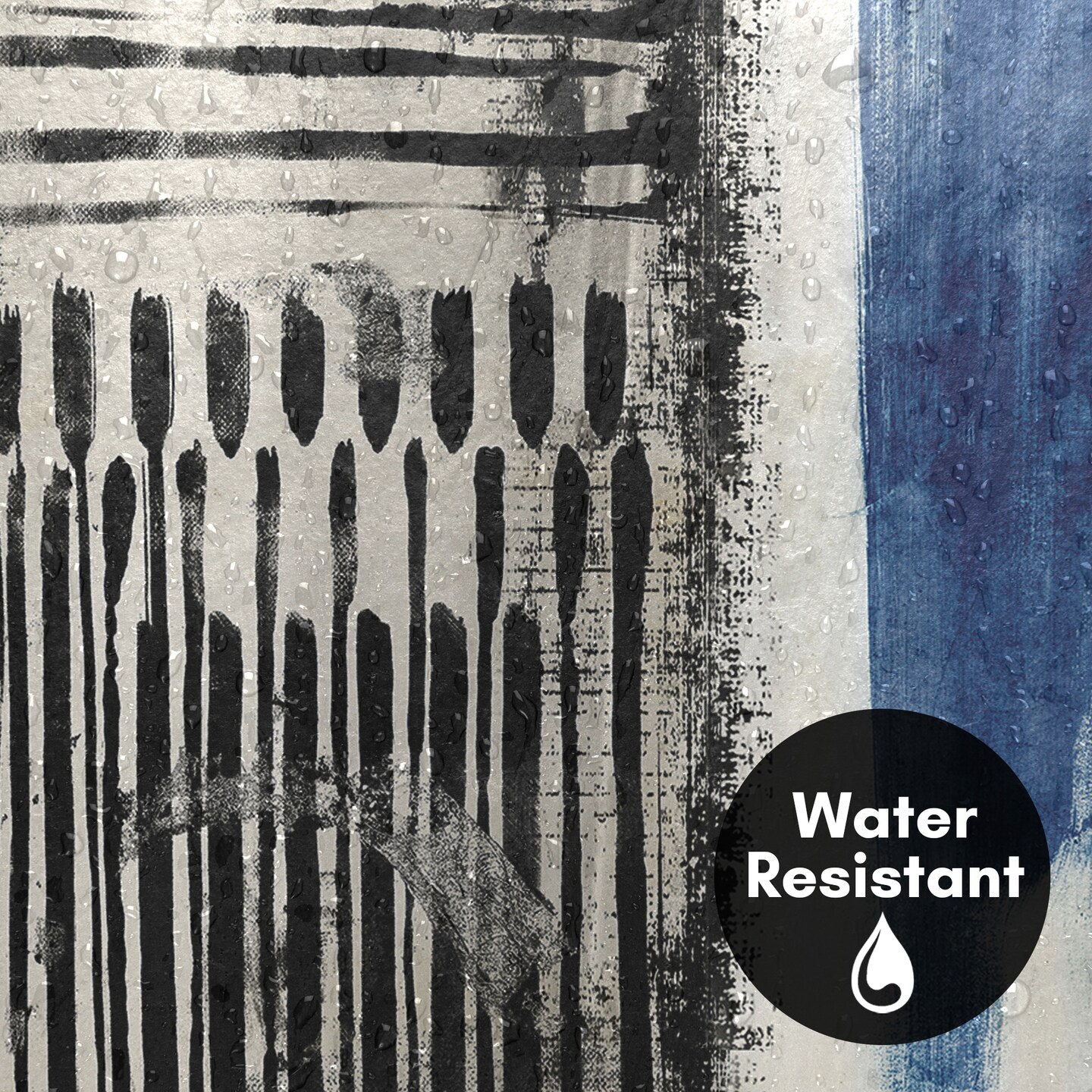 Abstract Shower Curtain No Borders Shower Curtain by PI Creative Art