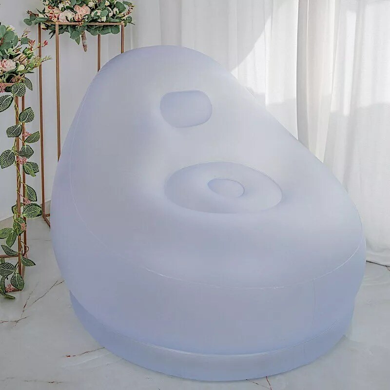 32" x 40" Assorted Air Candy Light Up Inflatable Chair LED Furniture Party Event