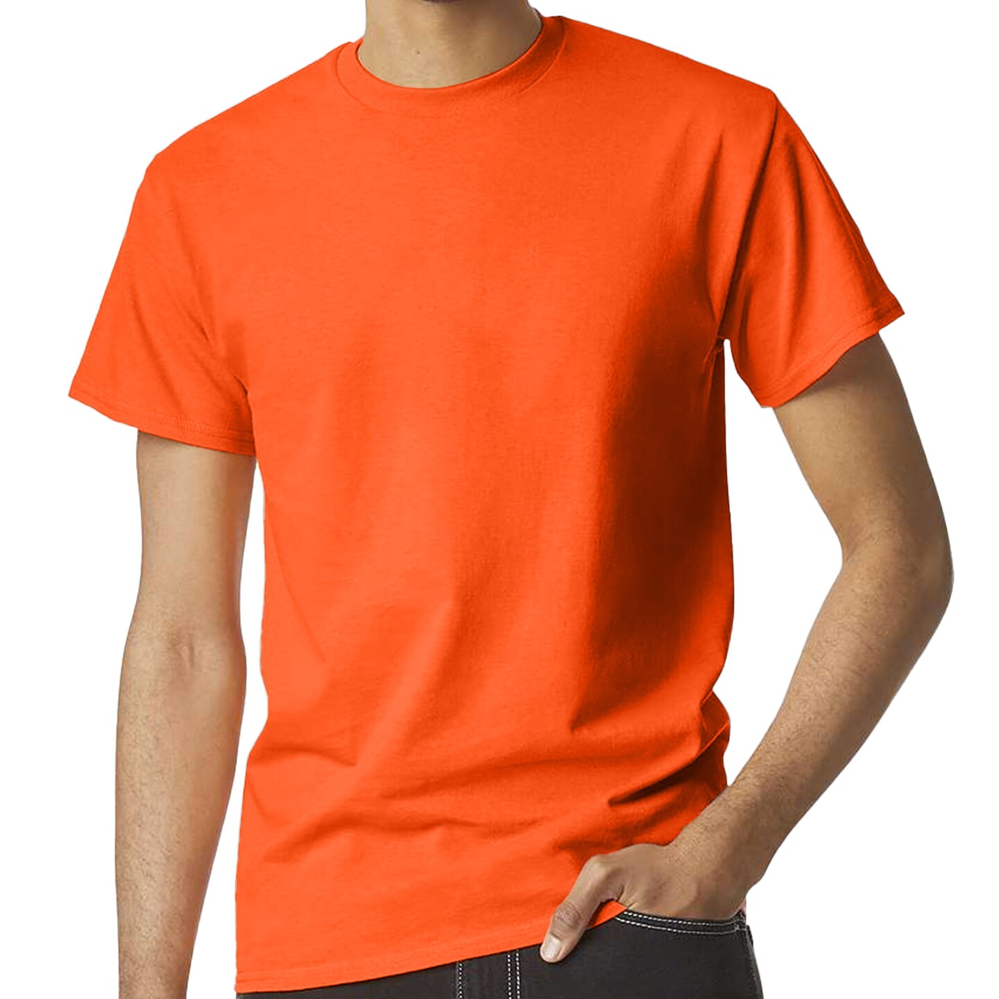 Gildan Heavy Cotton Arts & Crafts T-Shirt for Adult's, Crewneck Casual Multicolor Tee