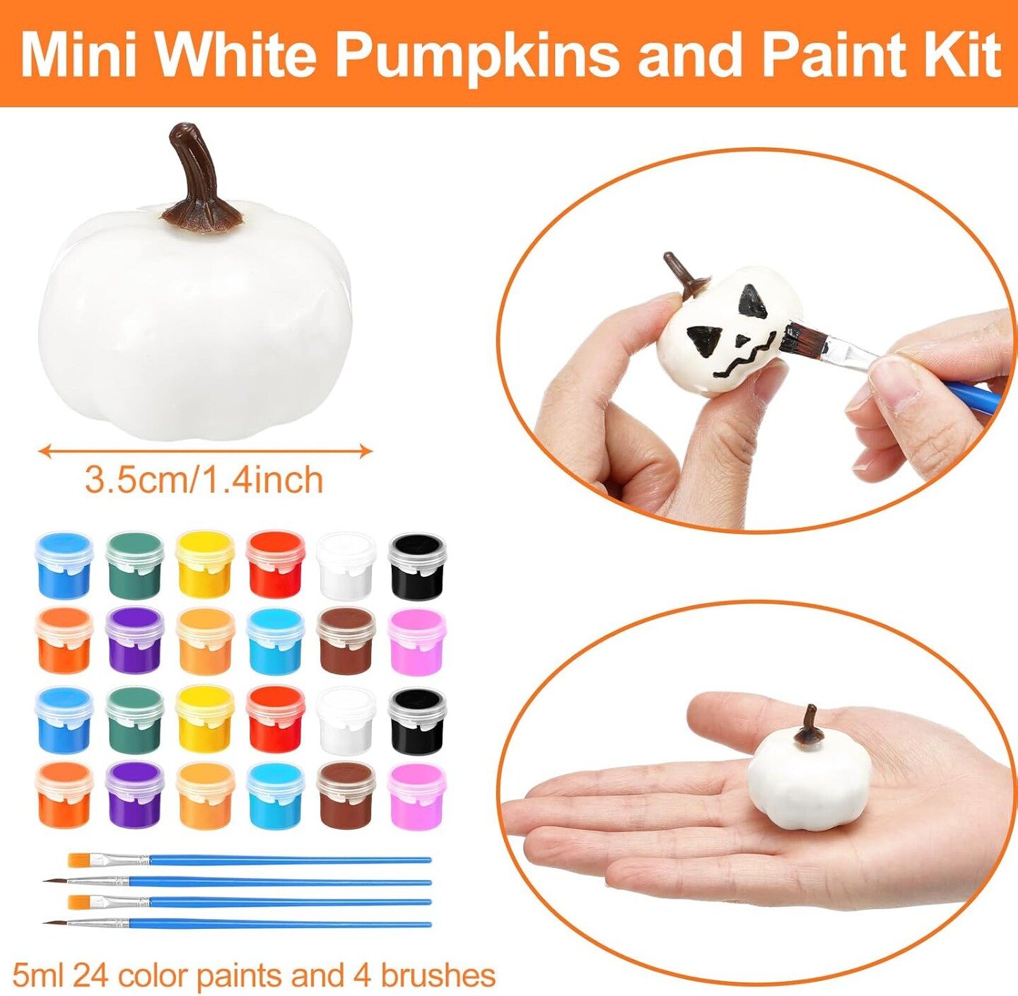 Thanksgiving Mini DIY Pumpkin Fall Decorations