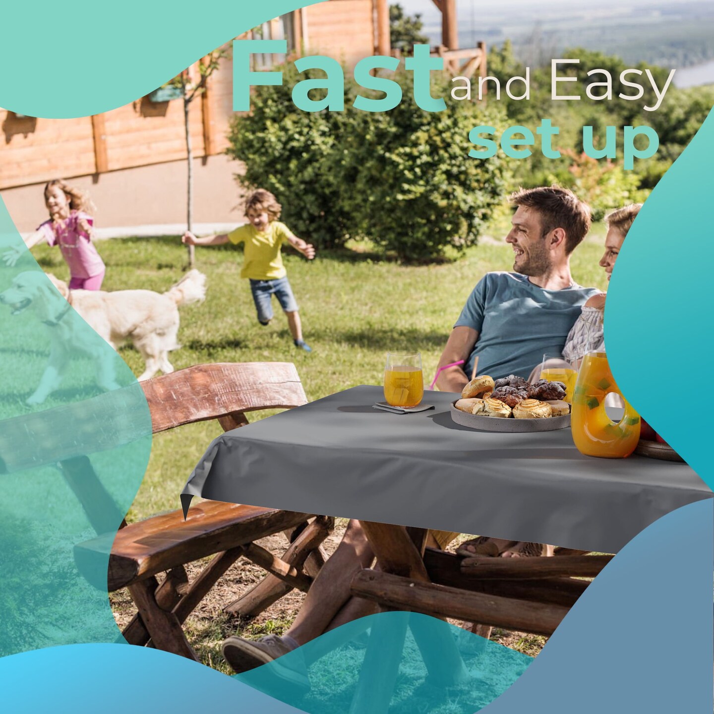 Exquisite Plastic Table Cover Roll – 40" x 100' Disposable Tablecloth Roll – Premium Thick 0.5 MIL Plastic Banquet Roll – Party Table Cover Roll for Events & Catering