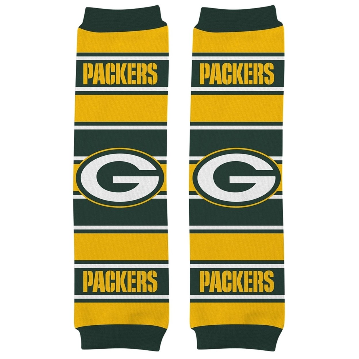 Green Bay Packers Baby Leg Warmers Cotton Spandex Unisex 9-35 Lbs Nfl Fans