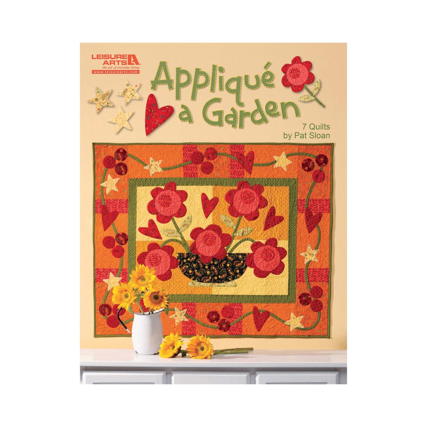 Leisure Arts Applique A Garden Quilting Book, Quilting Books, Quilt Books, Quilt Patterns For Quilting, Patterns, Books And Patterns, Pattern Books