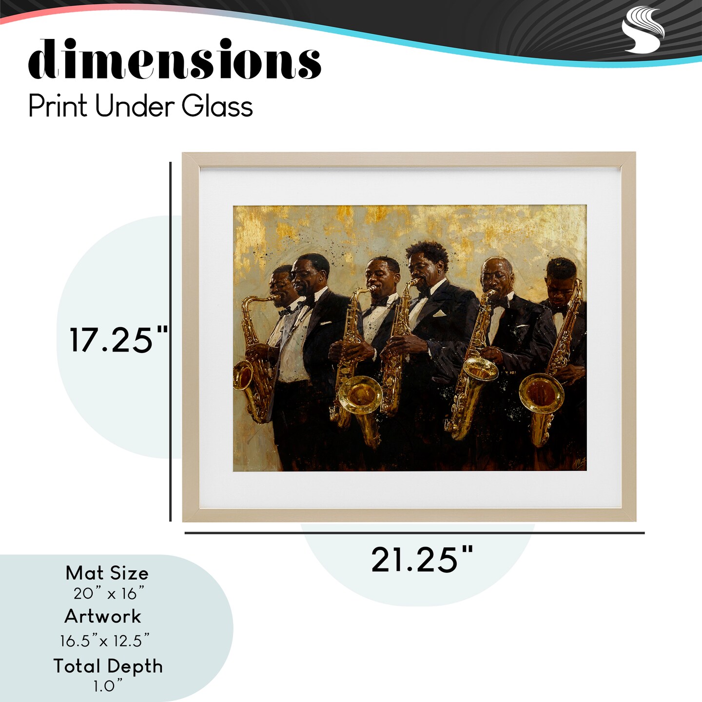 Stupell Industries Golden Era Ensemble Framed Print Under Glass, design by Marta Wiley