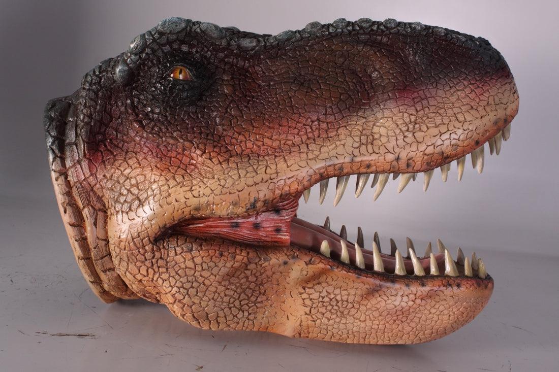 T-Rex Dinosaur Head Medium Life Size Statue