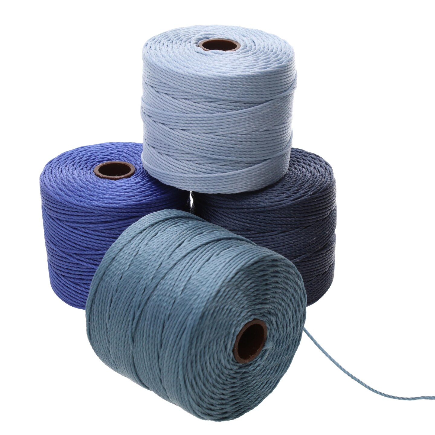 The Beadsmith Beadcord Tube of 4 Mixed Colors