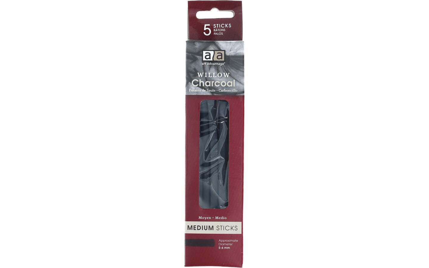 Art Advantage Willow Charcoal Medium 5pc