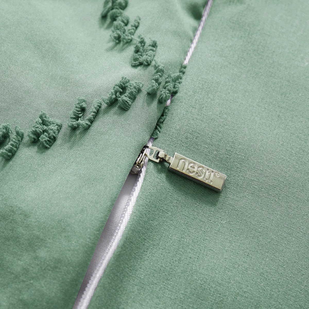 Nestl Bedding Tufted Duvet Cover Set with Quilted Down Alternative Comforter Insert