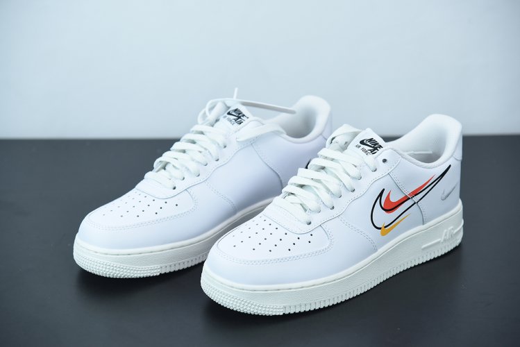 キ*ン様 NIKE Air Force 1 Multi Swoosh White Nike Air Force 1 Low Multi-Swoosh White | MakerPlace by Michaels