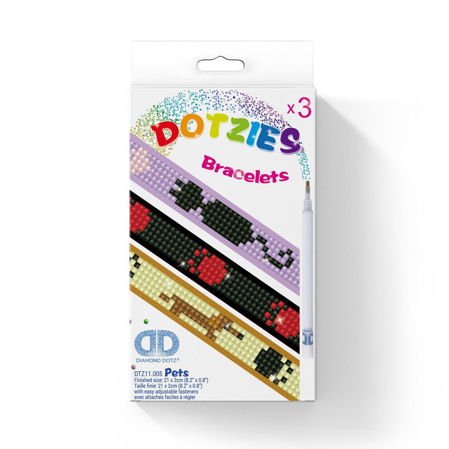 Diamond Dotz Pets Diamond Painting Kits for Adults - Diamond Art Kits a Relaxing Creative Craft Kit with Dotz Gems