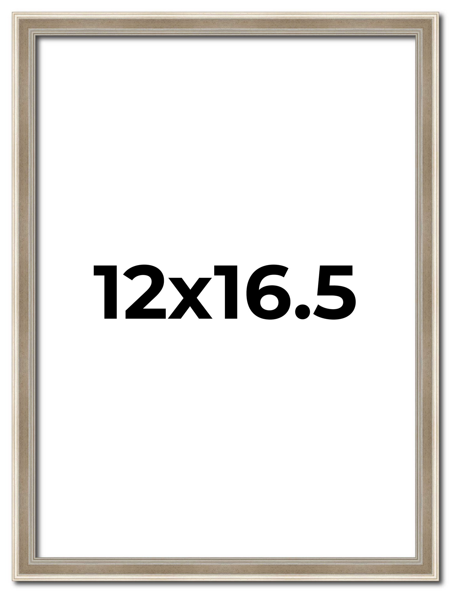 12x16.5 Classic Modern Picture Frame with UV-Resistant Acrylic &#x26; Acid Free Backing, Available in 9 Finishes - Black, Blue, Brown, Gold, Grey, Red, Silver, White, Natural