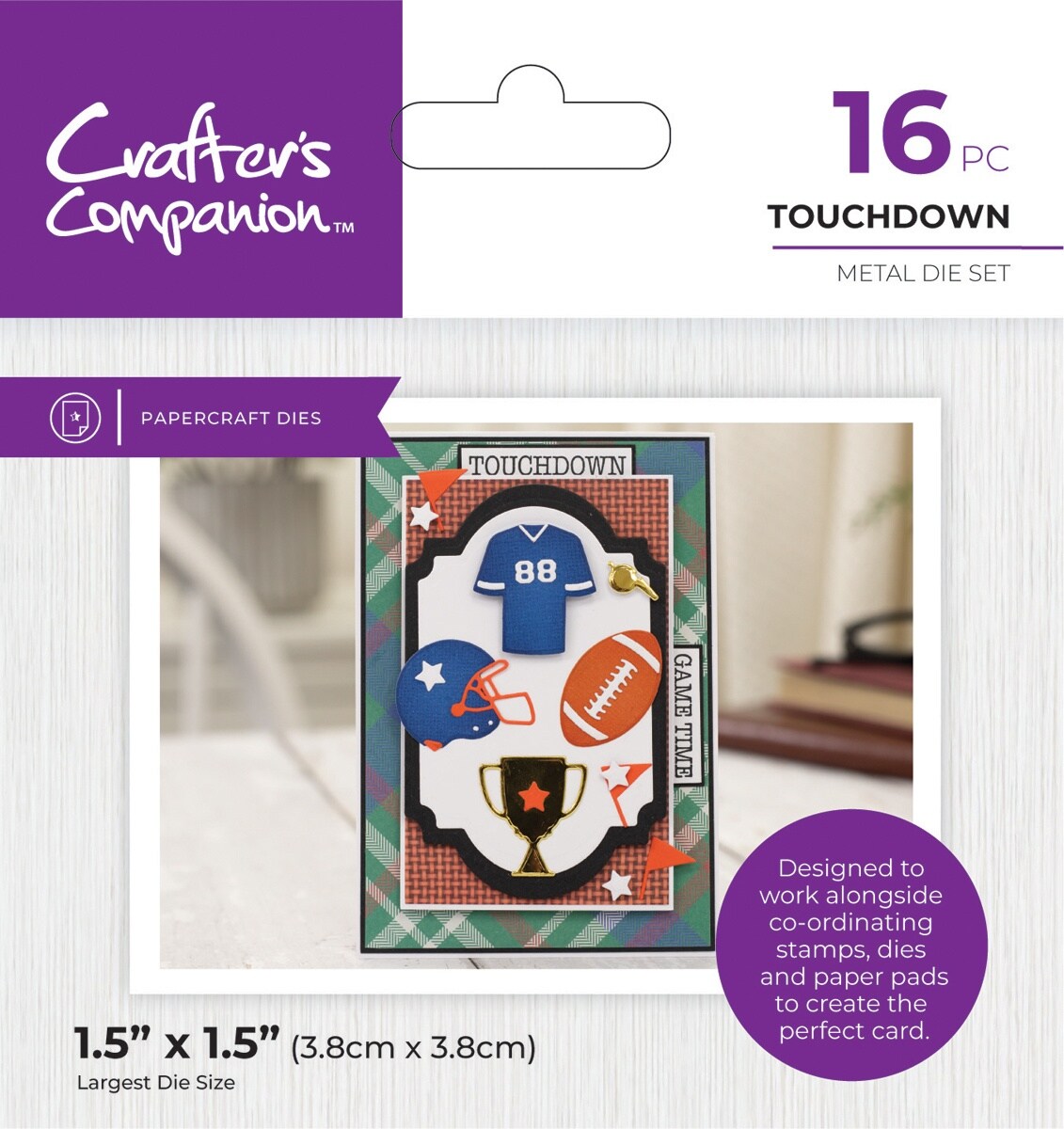 Crafter&#x27;s Companion Modern Man Metal Die-Touchdown
