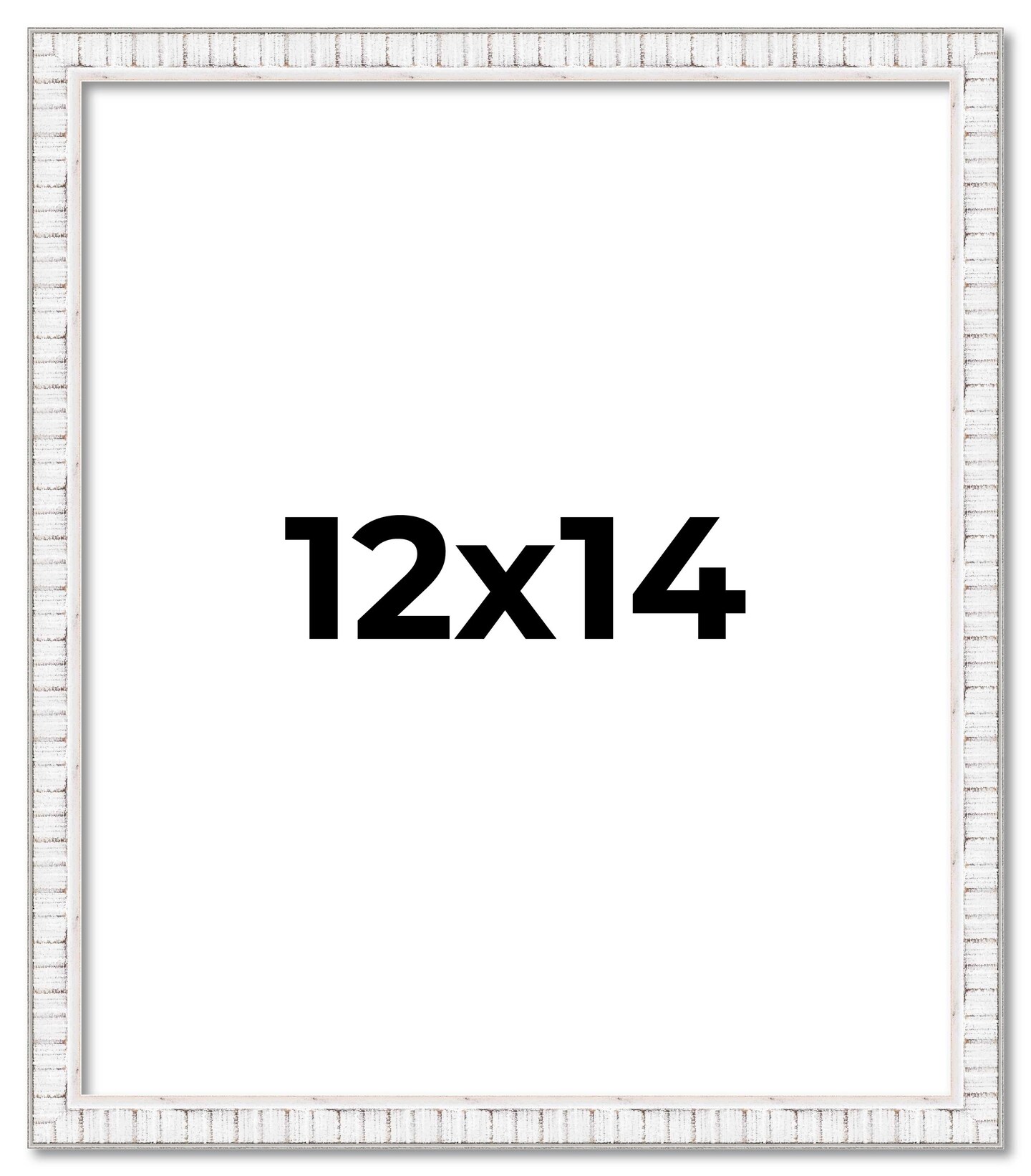 12x14 Textured Picture Frame with UV-Resistant Acrylic &#x26; Acid Free Backing, Available in 6 Finishes - Black, Blue, Brown, Gold, Grey, and White
