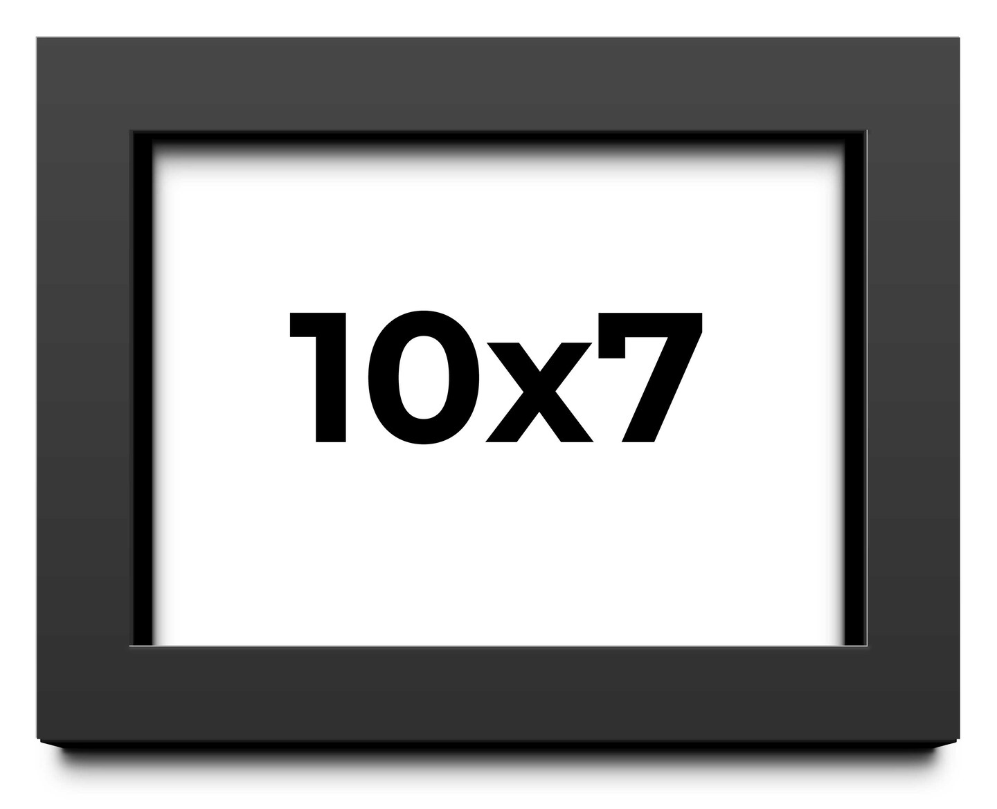 7x10 Shadow Box 1.5&#x22; Depth Picture Frame with UV-Resistant Acrylic &#x26; Acid Free Backing, Available in 5 Finishes - Black, Brown, Gold, Silver, White