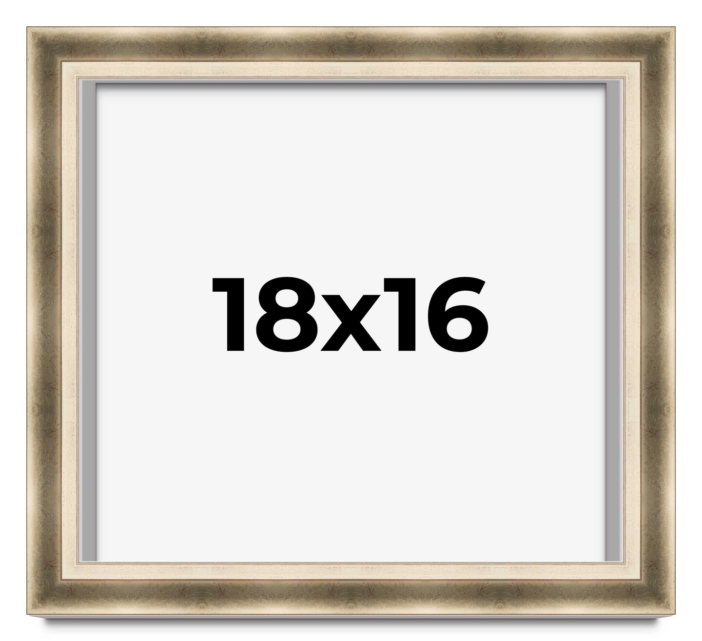 16x18 Deep Shadow Box Picture Frame with UV-Resistant Acrylic Acid Free  Backing, Available in Finishes Gold, Silver, Brown, White