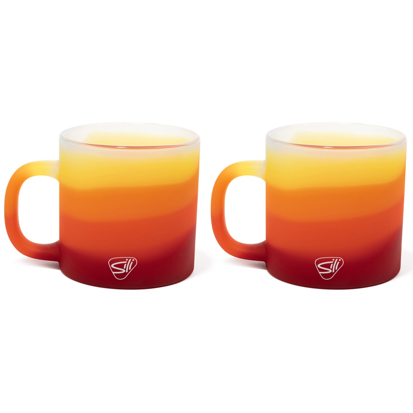 2 Pack 16oz Silicone Coffee Mug, Marigold