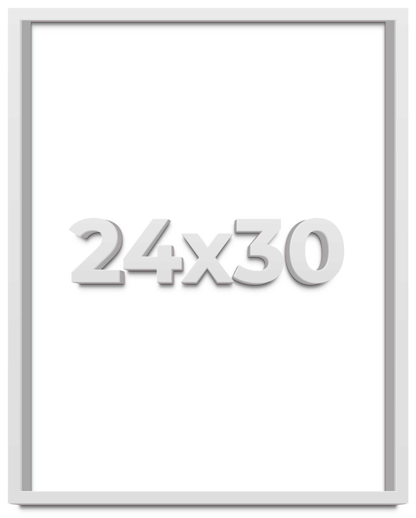 24x30 Shadow Box 1&#x22; Depth Picture Frame with UV-Resistant Acrylic &#x26; Acid Free Backing, Available in 3 Finishes - Black, Grey, White