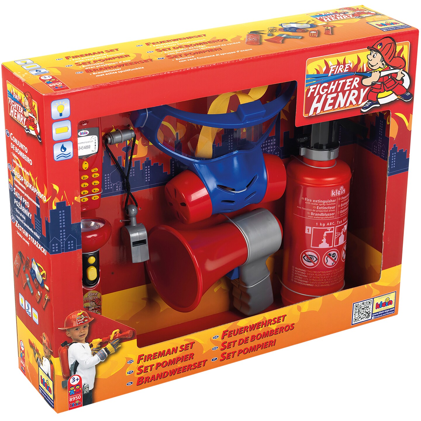 Theo Klein: Firefighter Henry - Kids Pretend Play Fireman Play Set, Ages 3+