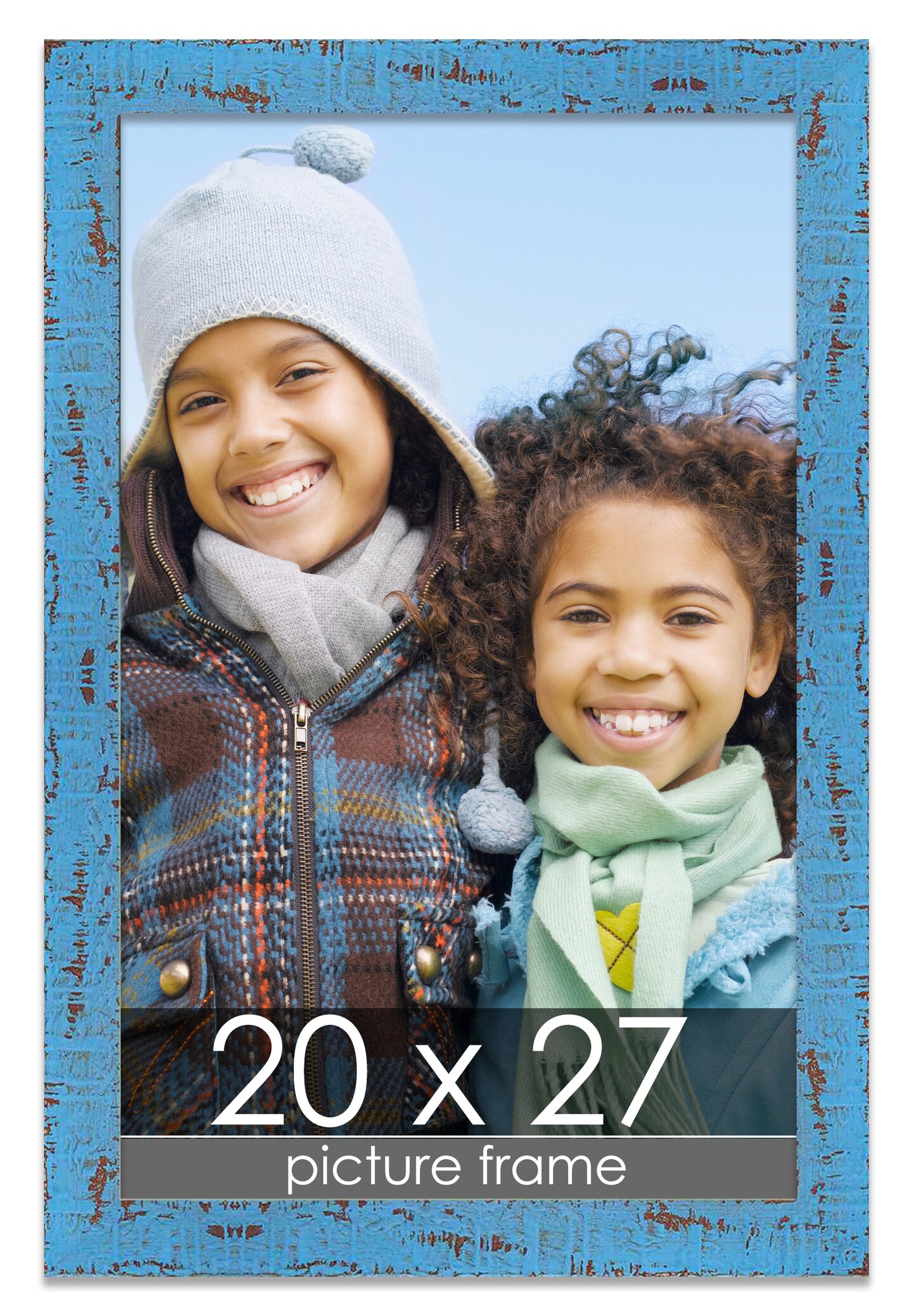 20x27 Shabby Chic Picture Frame with UV-Resistant Acrylic & Acid