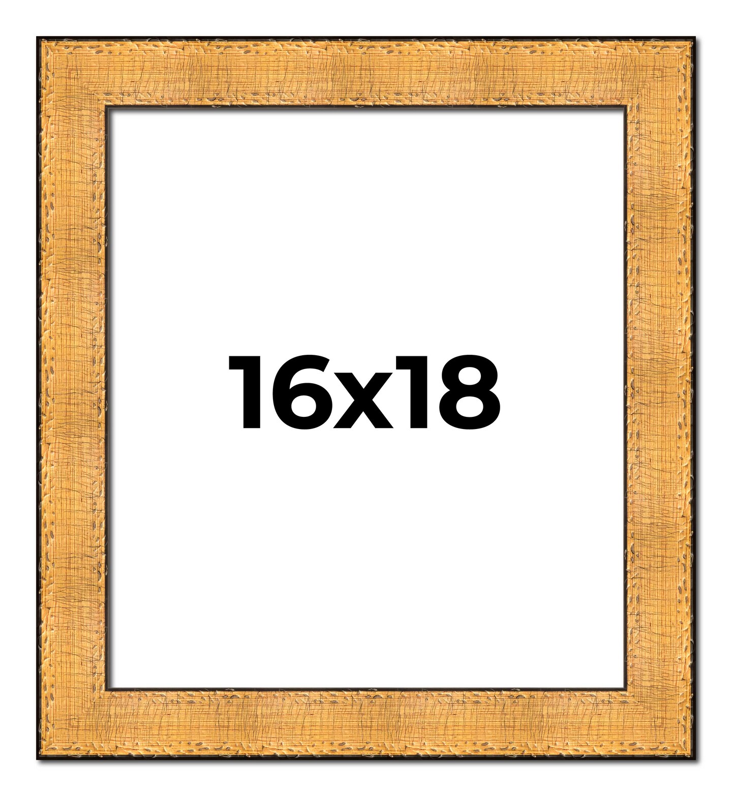 16x18 Embellished Picture Frame with UV-Resistant Acrylic Acid Free  Backing, Available in Finishes Black, Brown, Gold
