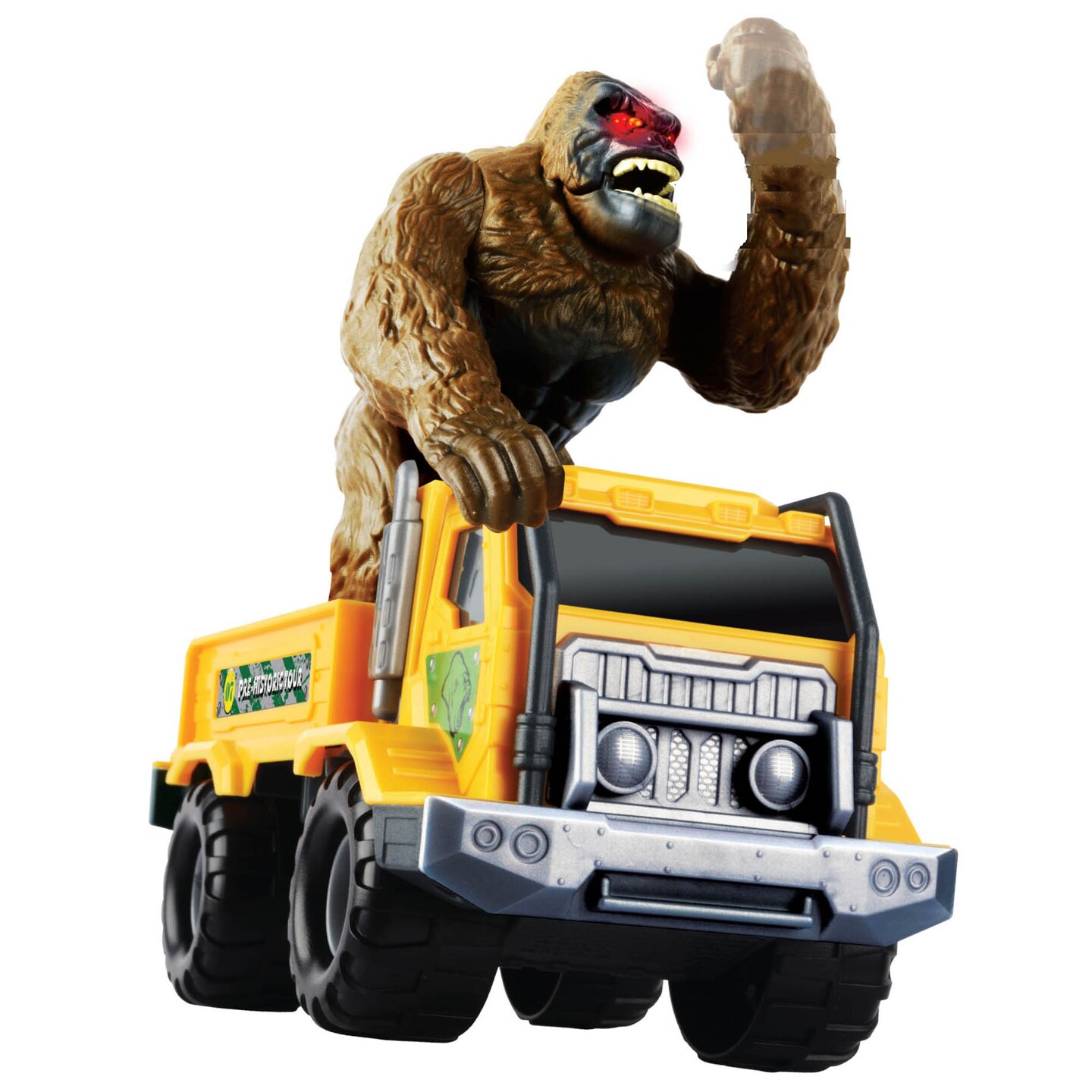 Light &#x26; Sound: Gorilla Transporter - Children&#x27;s Play Truck &#x26; Gorilla Figurine, Ages 3+