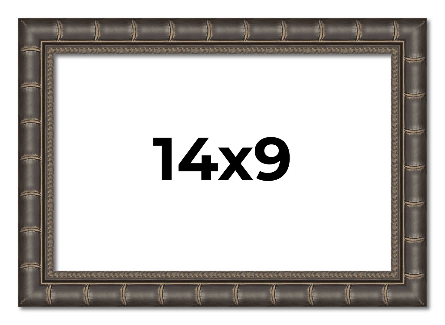 14x9 Modern Bamboo Picture Frame with UV-Resistant Acrylic & Acid