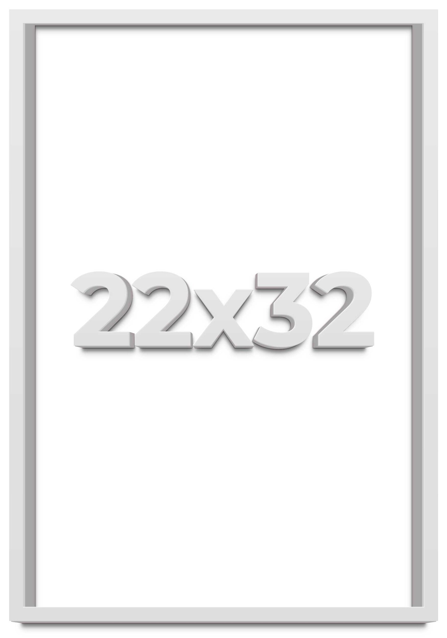 22x32 Deep Shadow Box Picture Frame with UV-Resistant Acrylic &#x26; Acid Free Backing, Available in 4 Finishes - Gold, Silver, Brown, White