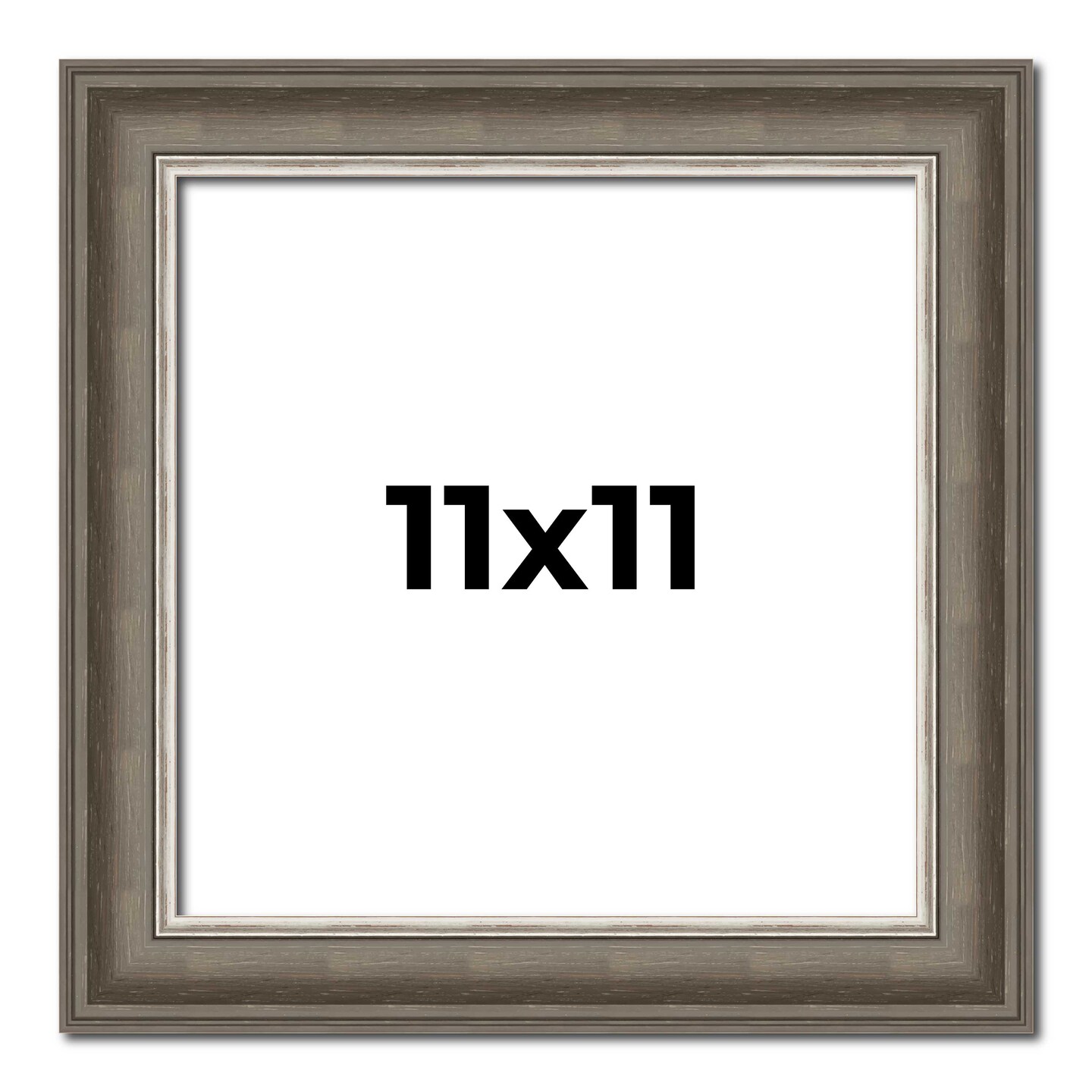 11x11 Weathered Picture Frame with UV-Resistant Acrylic & Acid